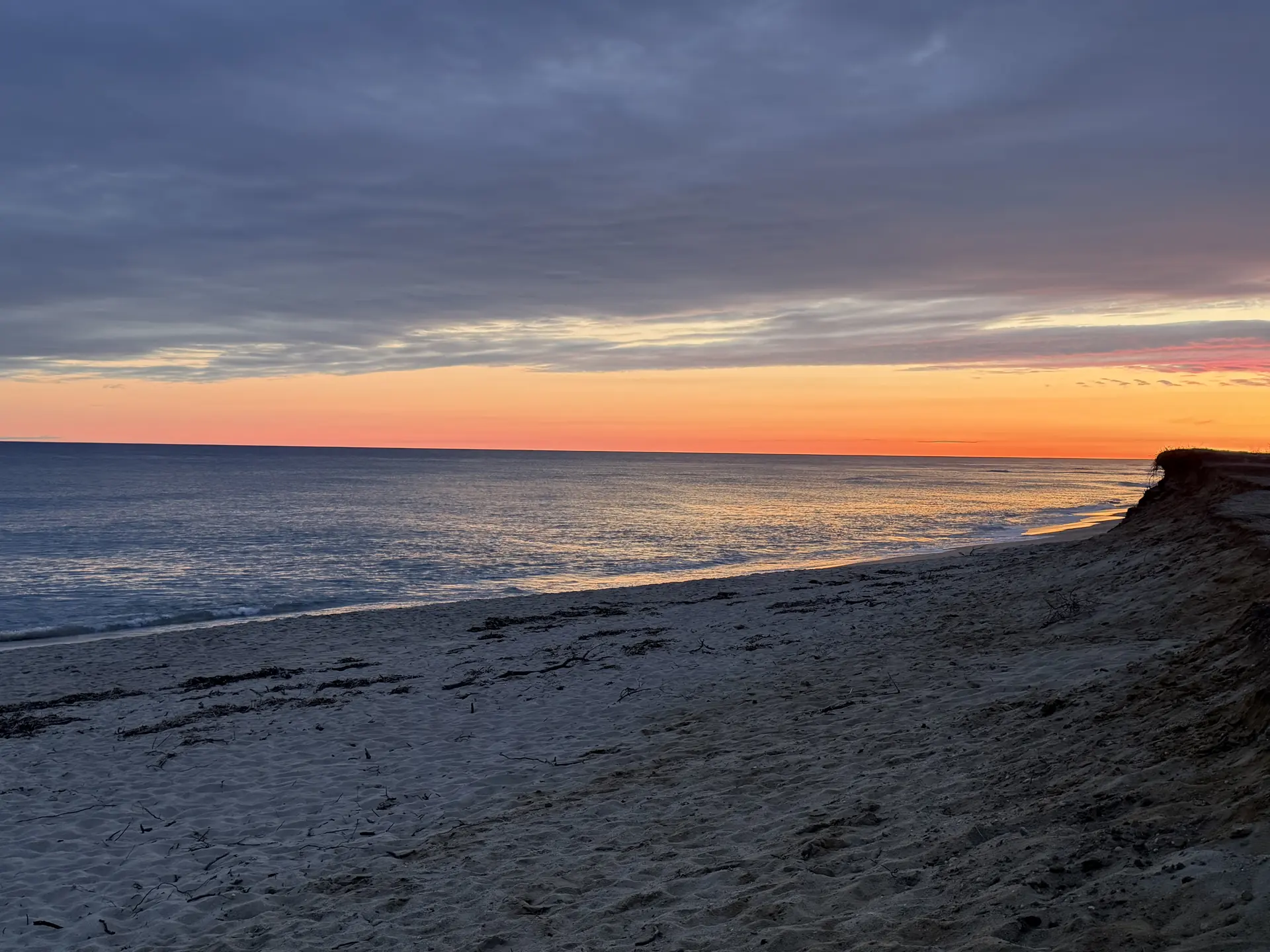 South shore sunset near Cisco, Nantucket